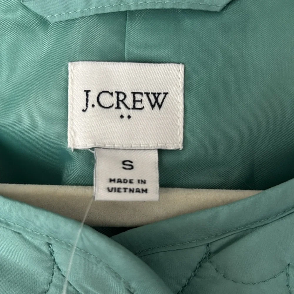 J.Crew Aventurine Lightweight Quilted Heart Puffer Jacket - Picture 4 of 6